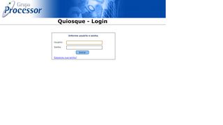 
                            4. Sispro Quiosque - Login - Processor