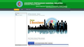
                            3. Sistem e-recruitment, Universiti Pertahanan Nasional ...