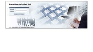 
                            11. Sistem Informasi Administrasi Kepegawaian (SIAP): Login Page