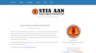 
                            7. Sistem Informasi AKademik “SIAKAD) – Sekolah Tinggi Ilmu ...