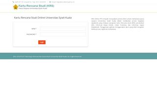 
                            4. Sistem Informasi KRS ONLINE PPS Universitas Syiah Kuala