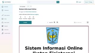 
                            10. Sistem Informasi Online - Scribd