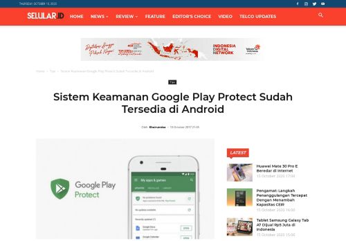 
                            9. Sistem Keamanan Google Play Protect Sudah Tersedia di Android ...
