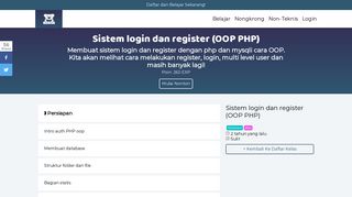 
                            2. Sistem login dan register (OOP PHP) | Sekolah Koding