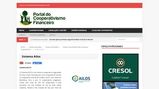 
                            11. Sistema Ailos - Portal do Cooperativismo Financeiro