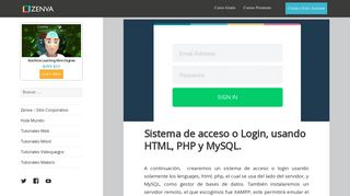 
                            3. Sistema de acceso o Login, usando HTML, PHP y MySQL. – De Idea a ...