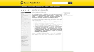 
                            2. Sistema de Asistencia Docente - Buenos Aires Ciudad