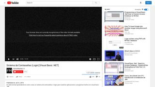 
                            2. Sistema de Contraseñas (Login) [Visual Basic .NET] - YouTube