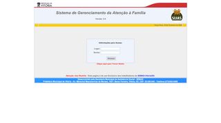 
                            9. Sistema de Gerenciamento da Atenção à Família - Prefeitura ...