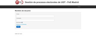 
                            8. Sistema de gestión de procesos electorales de UGT - Usuarios