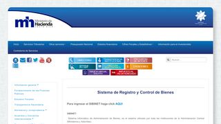 
                            8. Sistema de Registro y Control de Bienes - Ministerio de Hacienda ...