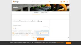 
                            6. • Sistema de Telecomunicaciones Via Satelite de Quiroga • - Tuugo