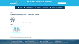 
                            2. Sistema Distrital de Quejas y Soluciones - SDQS - SECRETARÍA ...