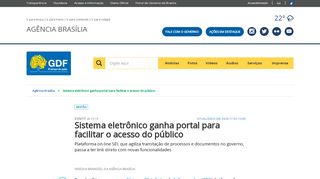 
                            11. Sistema eletrônico ganha portal para facilitar o acesso do público ...