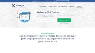 
                            4. Sistema ERP Online VHSYS