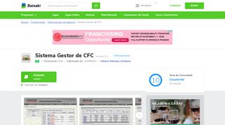 
                            13. Sistema Gestor de CFC Download - Baixaki