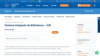 
                            12. Sistema Integrado de Bibliotecas (SIB) – UnP