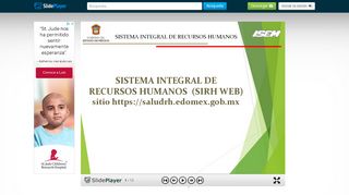 
                            5. SISTEMA INTEGRAL DE RECURSOS HUMANOS (SIRH WEB) sitio ...