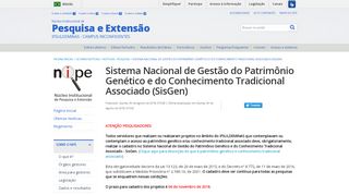 
                            9. Sistema Nacional de Gestão do Patrimônio Genético e do ...