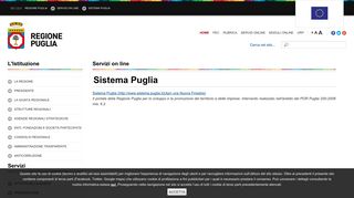 
                            2. Sistema Puglia - Servizi on line - Regione Puglia