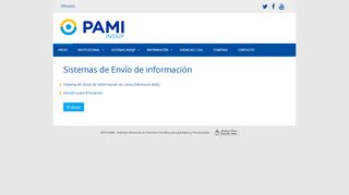 
                            3. Sistemas de Envío de Información - INSSJP - Pami