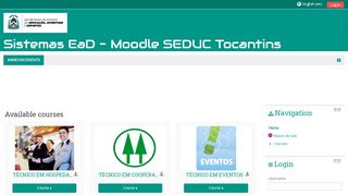 
                            11. Sistemas EaD - Moodle SEDUC Tocantins