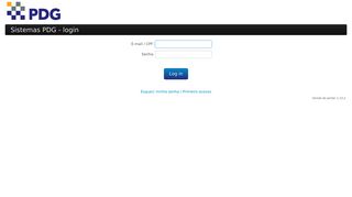 
                            2. Sistemas PDG - Login