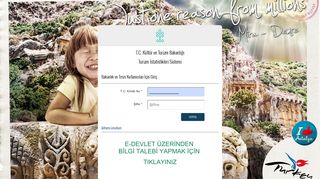 
                            1. Sisteme Giriş - TC Kültür ve Turizm Bakanlığı