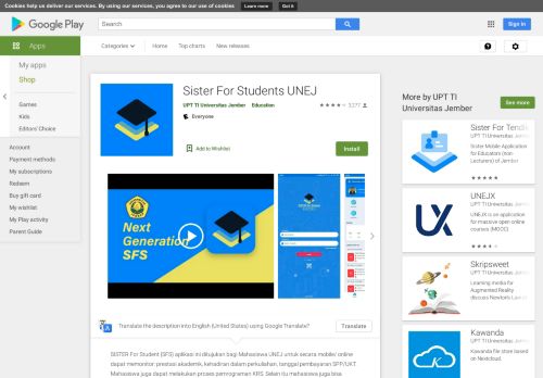 
                            8. Sister For Students UNEJ - Apps on Google Play