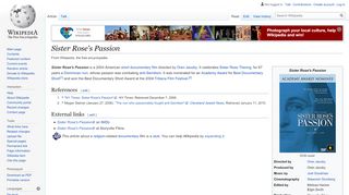 
                            13. Sister Rose's Passion - Wikipedia
