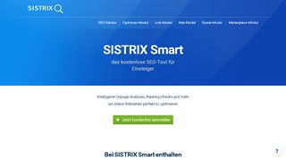 
                            1. SISTRIX Smart - Das kostenlose SEO-Tool für Einsteiger