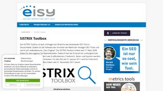 
                            5. SISTRIX Toolbox - Marktführer der SEO-Tools - Eisy