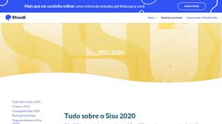 
                            5. Sisu 2019: inscrição, lista de espera, resultados e muito mais | Stoodi