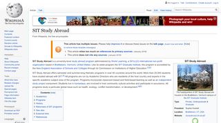 
                            7. SIT Study Abroad - Wikipedia