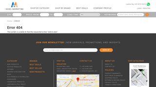
                            1. Site Admin - Axxel Marketing Pte Ltd
