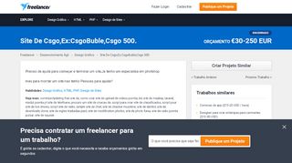 
                            12. Site De Csgo,Ex:CsgoBuble,Csgo 500. | Design Gráfico | HTML | PHP ...