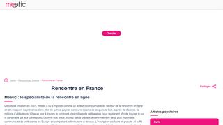 
                            5. Site de Rencontre Gratuit en France - Meetic France