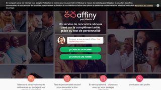 
                            5. Site de rencontre sérieux par affinités | Affiny par Meetic