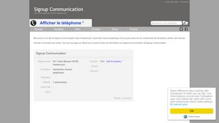 
                            1. Site de Signup Communication à Hazebrouck 59190 101250