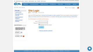 
                            4. Site Login - FiCPA