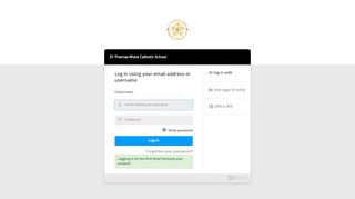 
                            10. Site login (Firefly) - Login - St Thomas More Catholic School