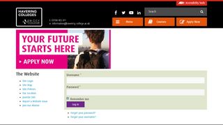 
                            8. Site Login - Havering College