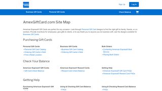 
                            11. Site Map | American Express Gift Cards - AMEX Gift Card