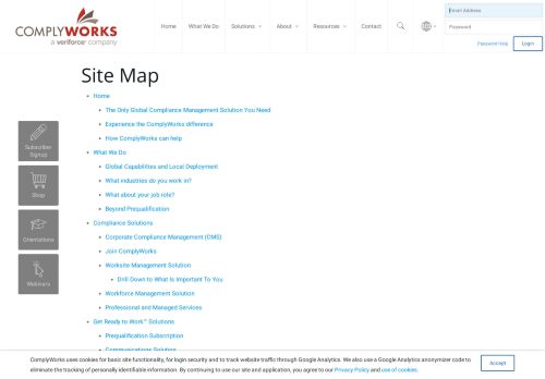 
                            2. Site Map – ComplyWorks