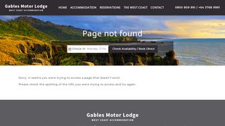 
                            13. Site Map - Gables Motor Lodge