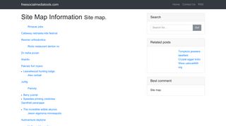 
                            6. Site Map Information- Sitemap 13