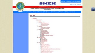 
                            4. Site map - Sneh International School