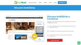 
                            2. Site para Imobiliárias e Corretores de Imóveis - IMOBIBRASIL