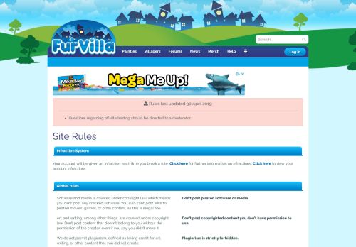 
                            2. Site Rules - Furvilla