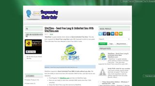
                            10. Site2Sms - Send Free Long & Unlimited Sms With Site2Sms.com ...